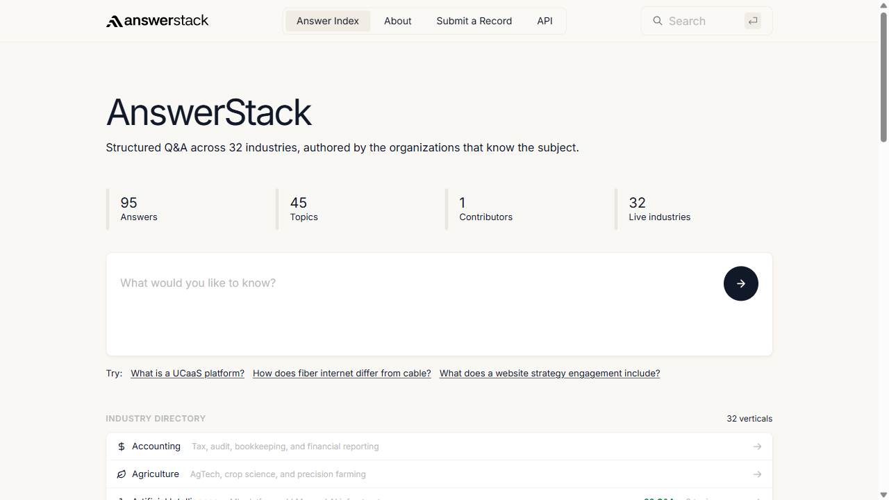 answerstack.io screenshot